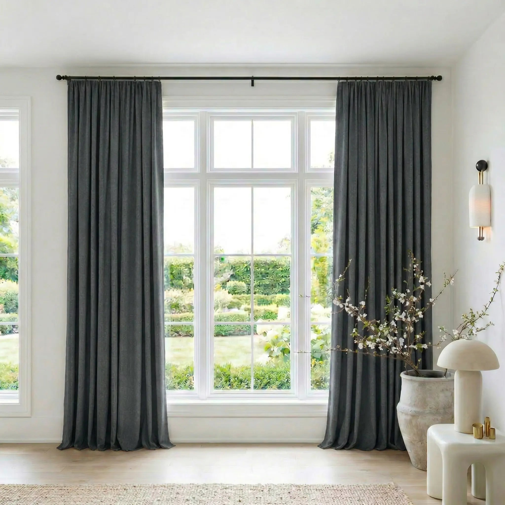 Custom Linen Blackout Drapery Privacy | USdrapery