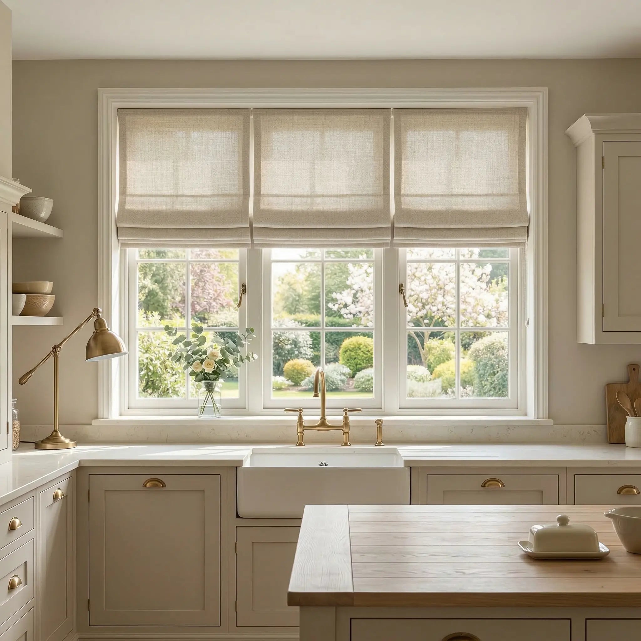 Custom Light Filtering Roman Shades – Cordless & Corded Options | USdrapery