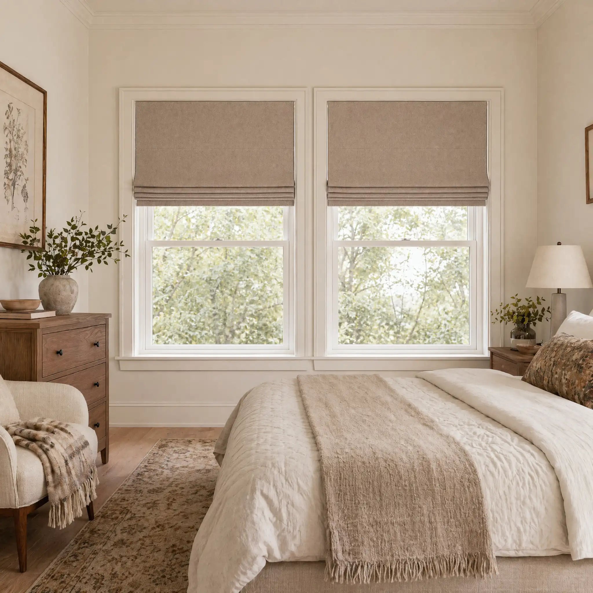 Room Darkening Roman Shades | USdrapery