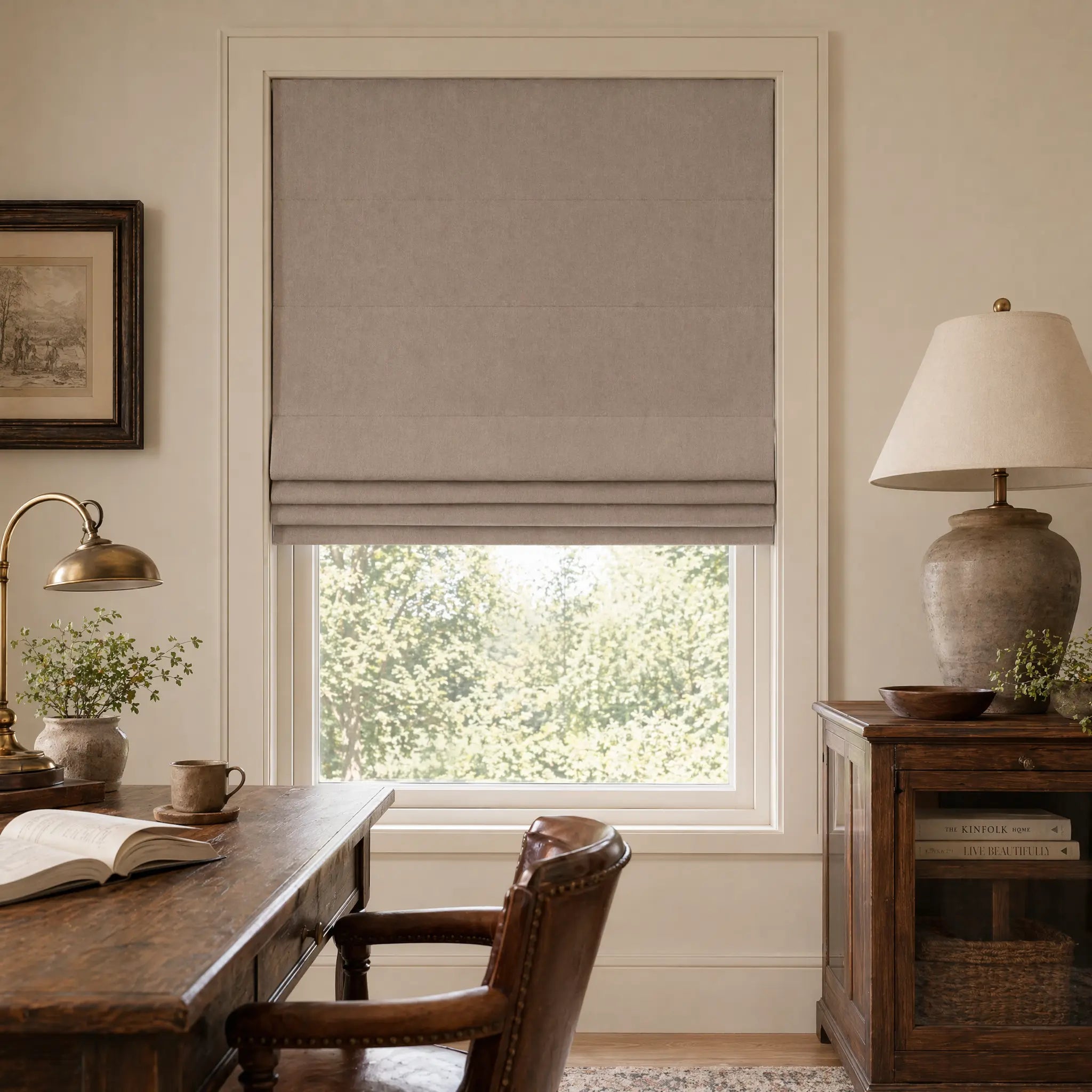 Room Darkening Roman Shades | USdrapery