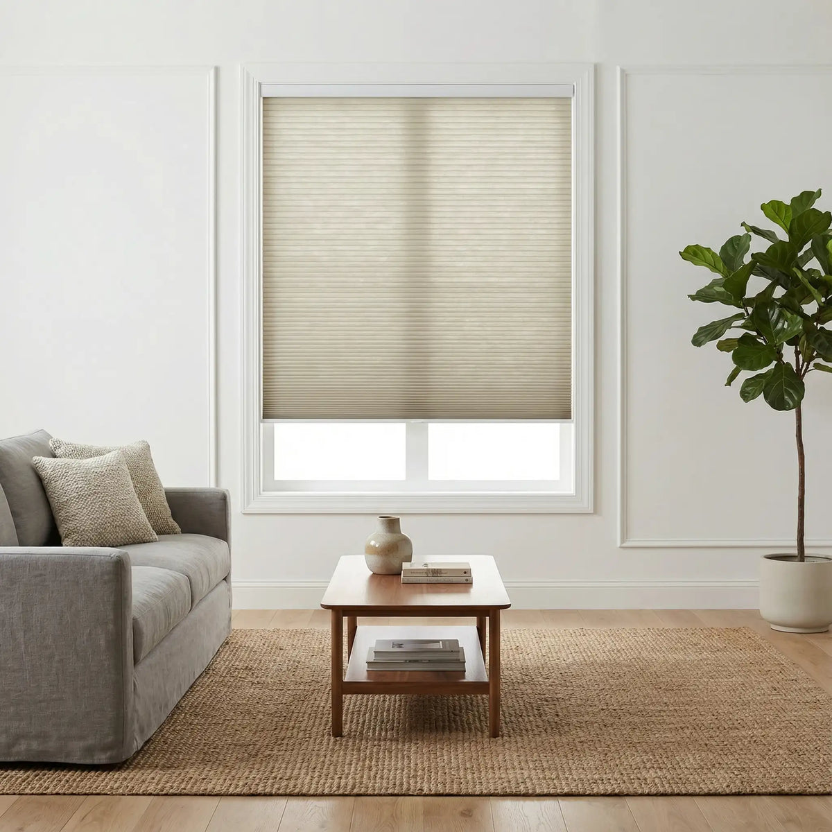 Custom blackout cellular window shade by USdrapery