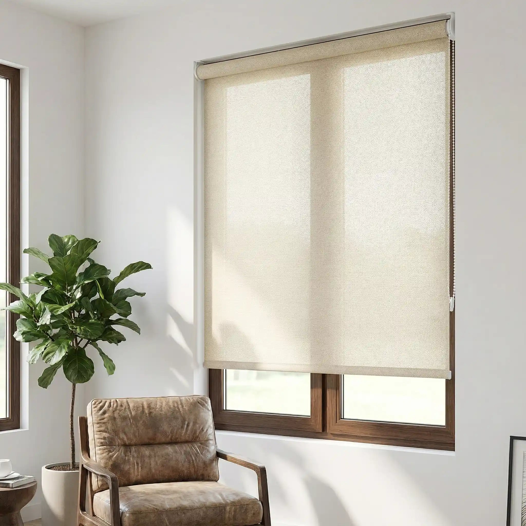 Custom See-Through Roller Blinds See Through, Not Through People | USdrapery