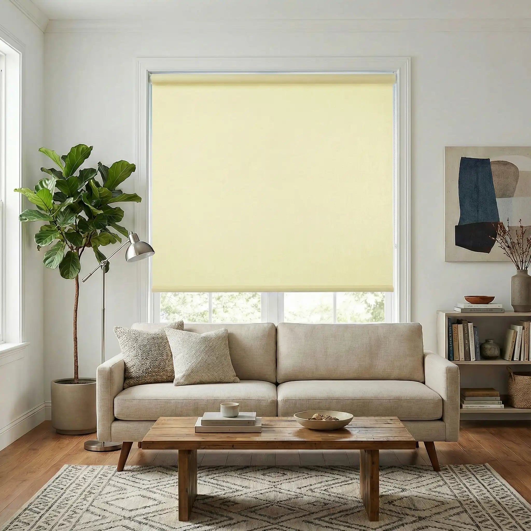 Custom 50% blackout Roller Shades Made to Measure | USdrapery