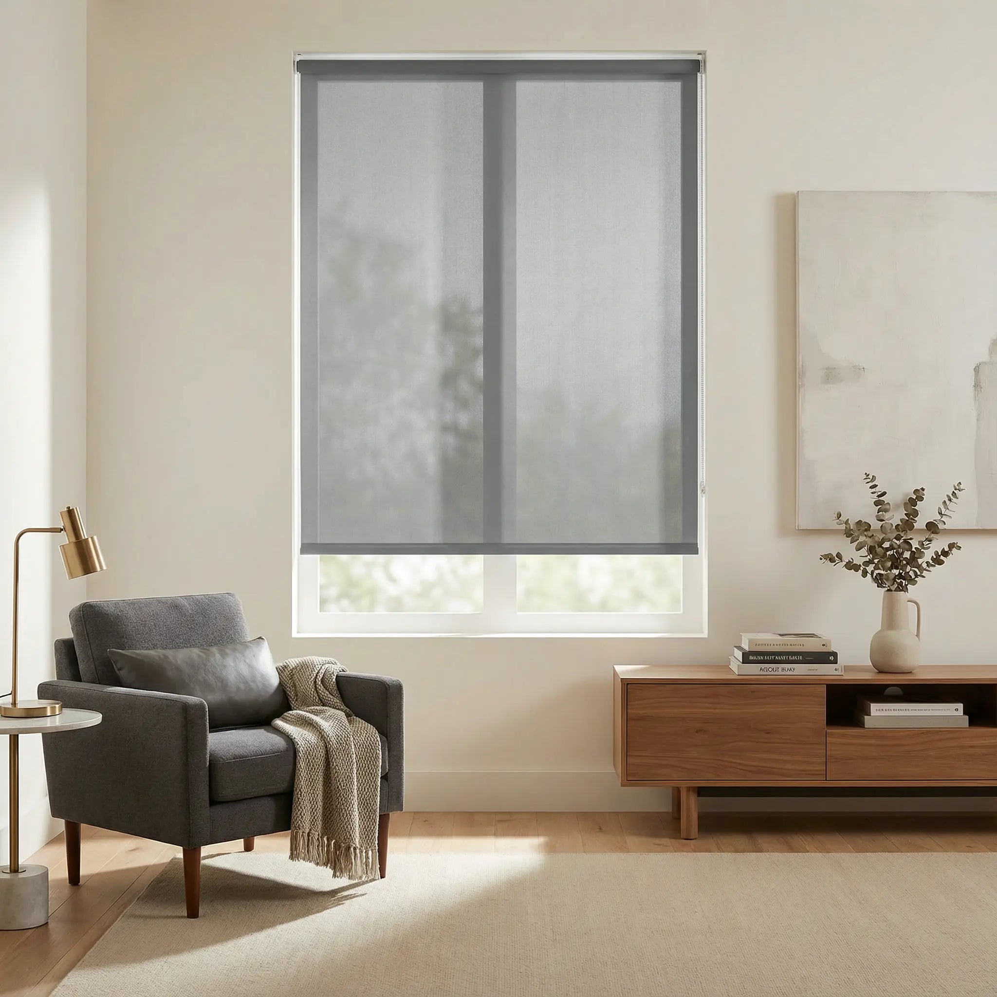 Custom 50% blackout Roller Shades Made to Measure | USdrapery