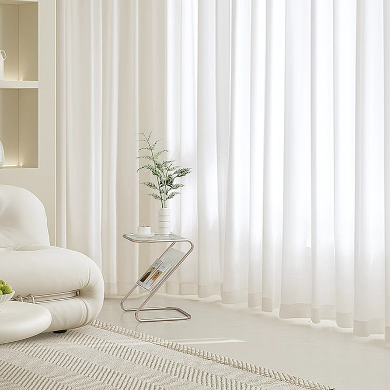 USdrapery custom linen semi-sheer sun shade with light-filtering fabric