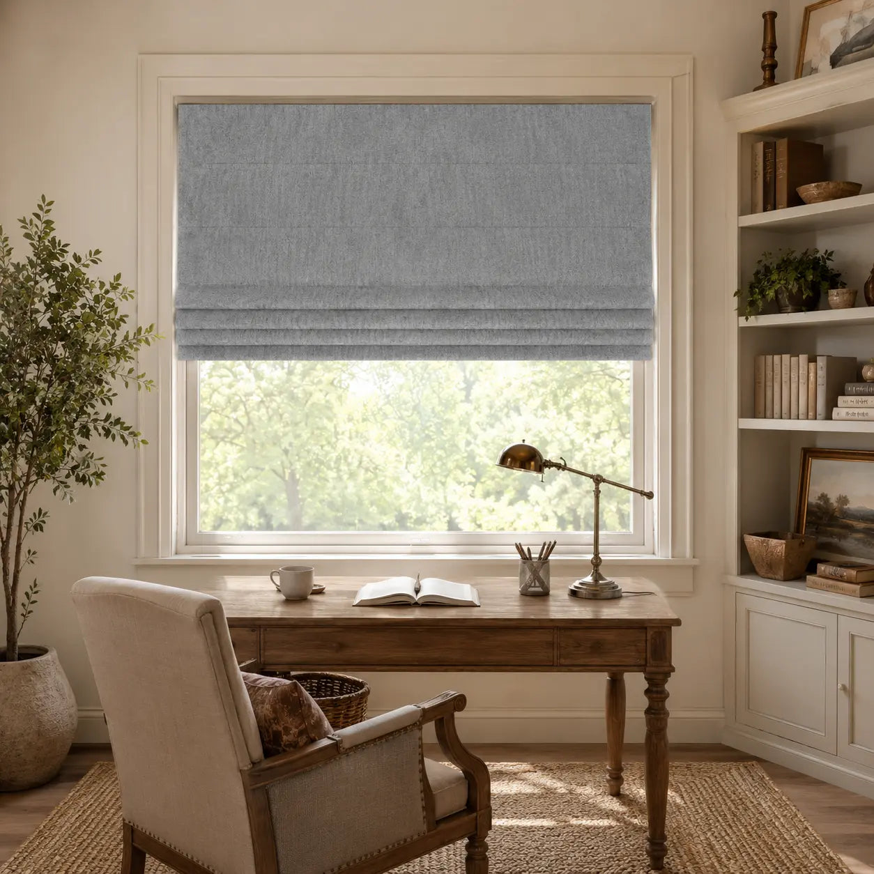 Room Darkening Roman Shades | USdrapery