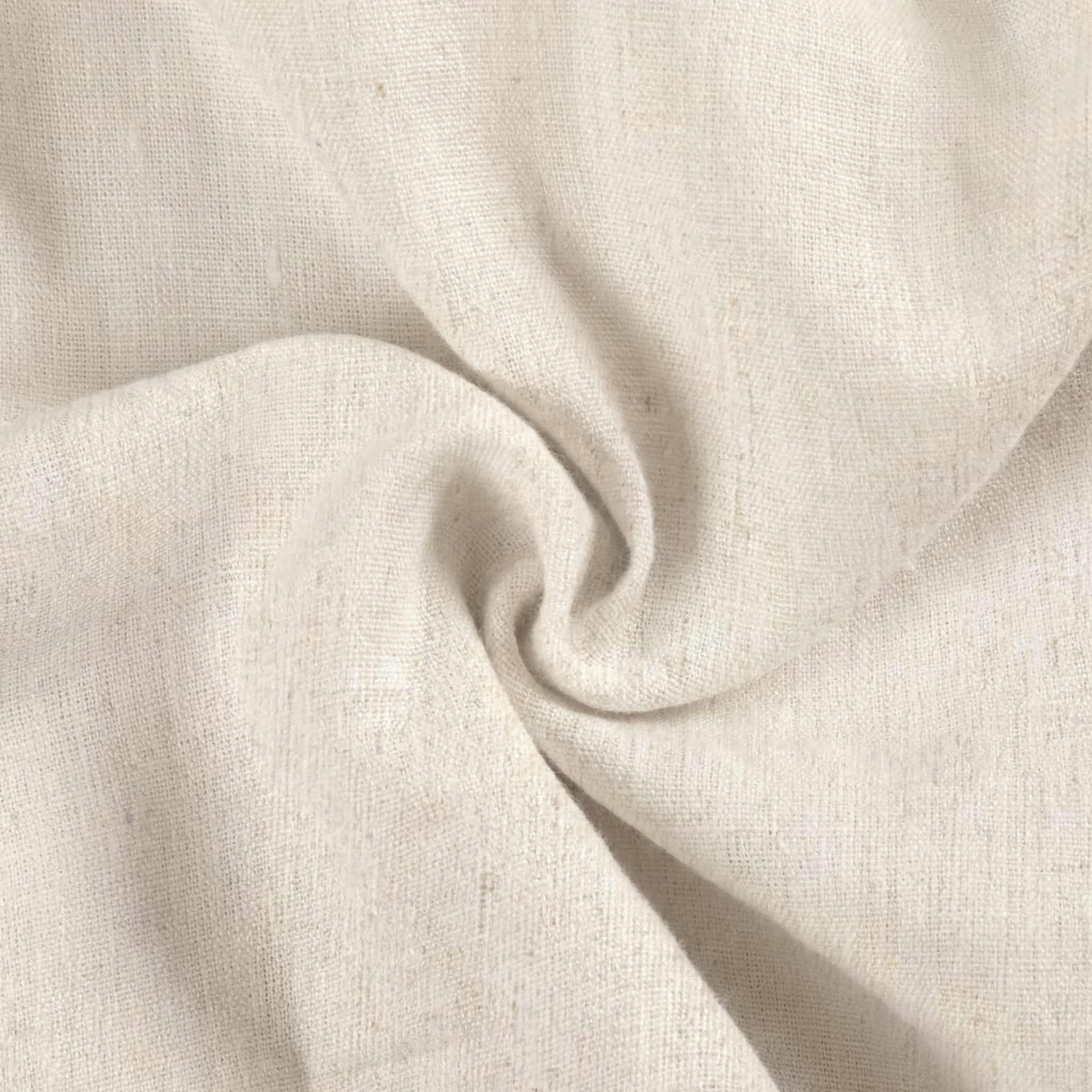 Custom Natural Breathable Light Filtering Linen Roman Shades | USdrapery