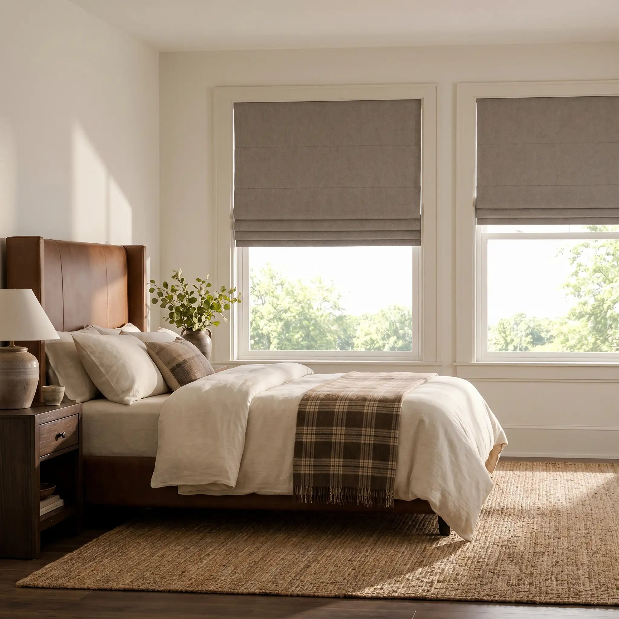 Room Darkening Roman Shades | USdrapery