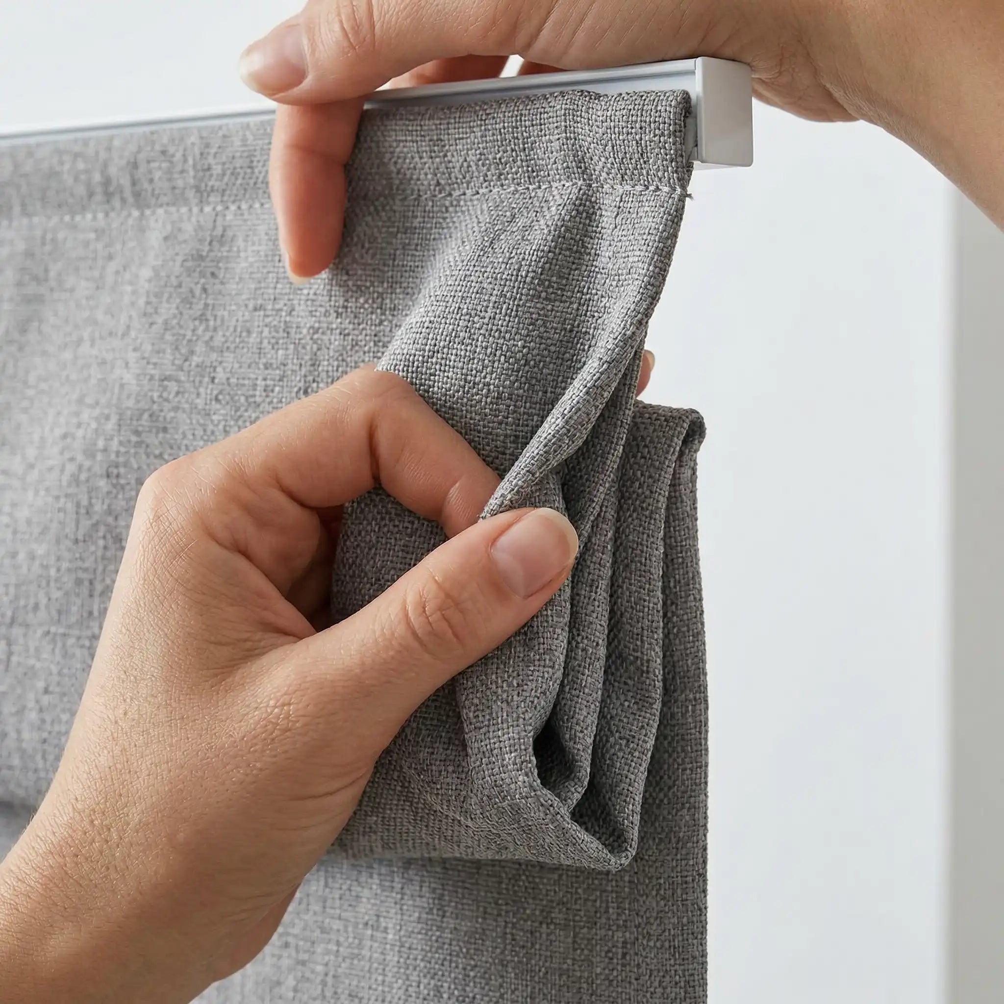 Custom Premium Linen 100% Blackout Roman Shades | USdrapery