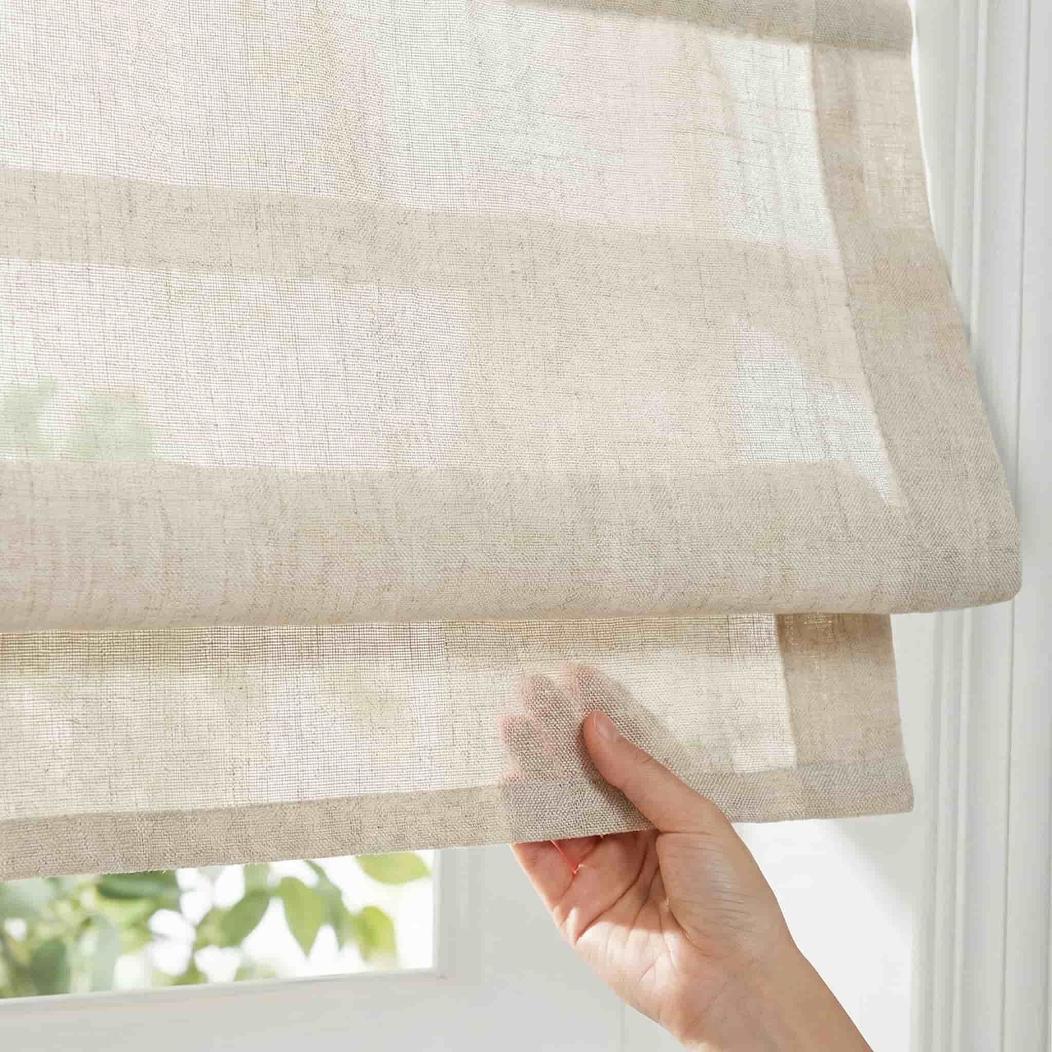 Custom Light Filtering Roman Shades – Cordless & Corded Options | USdrapery