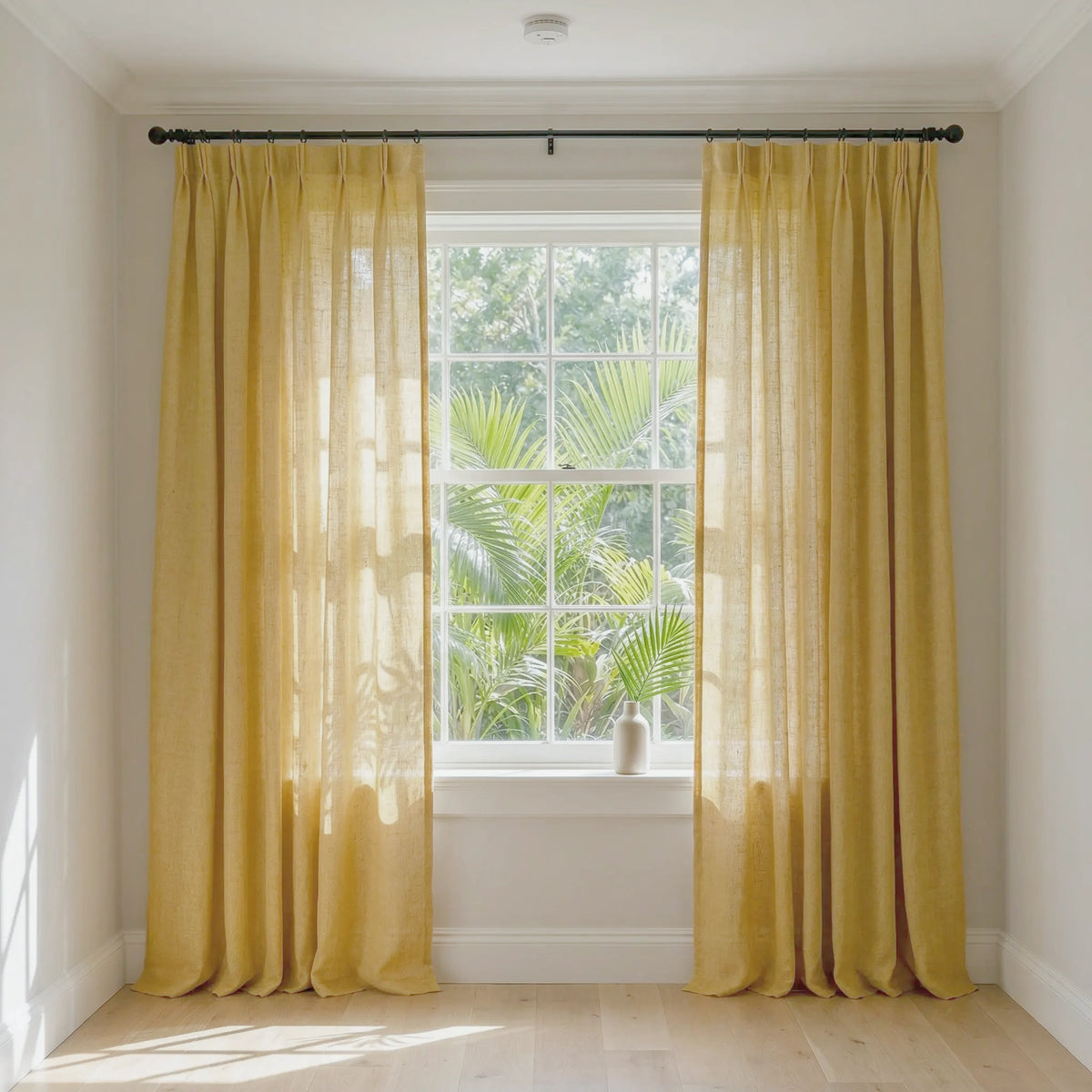 Custom Elegant Privacy Light Filtering Linen Curtains | USdrapery