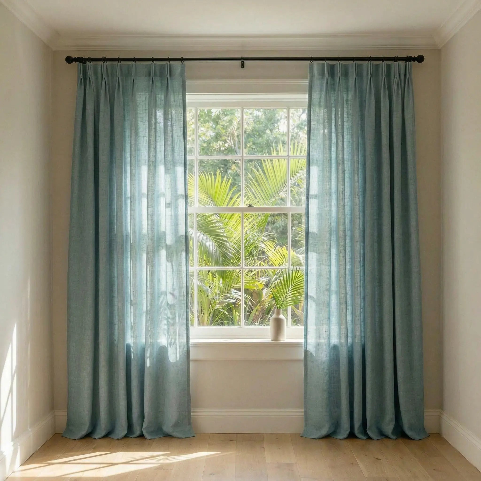 Custom Elegant Privacy Light Filtering Linen Curtains | USdrapery