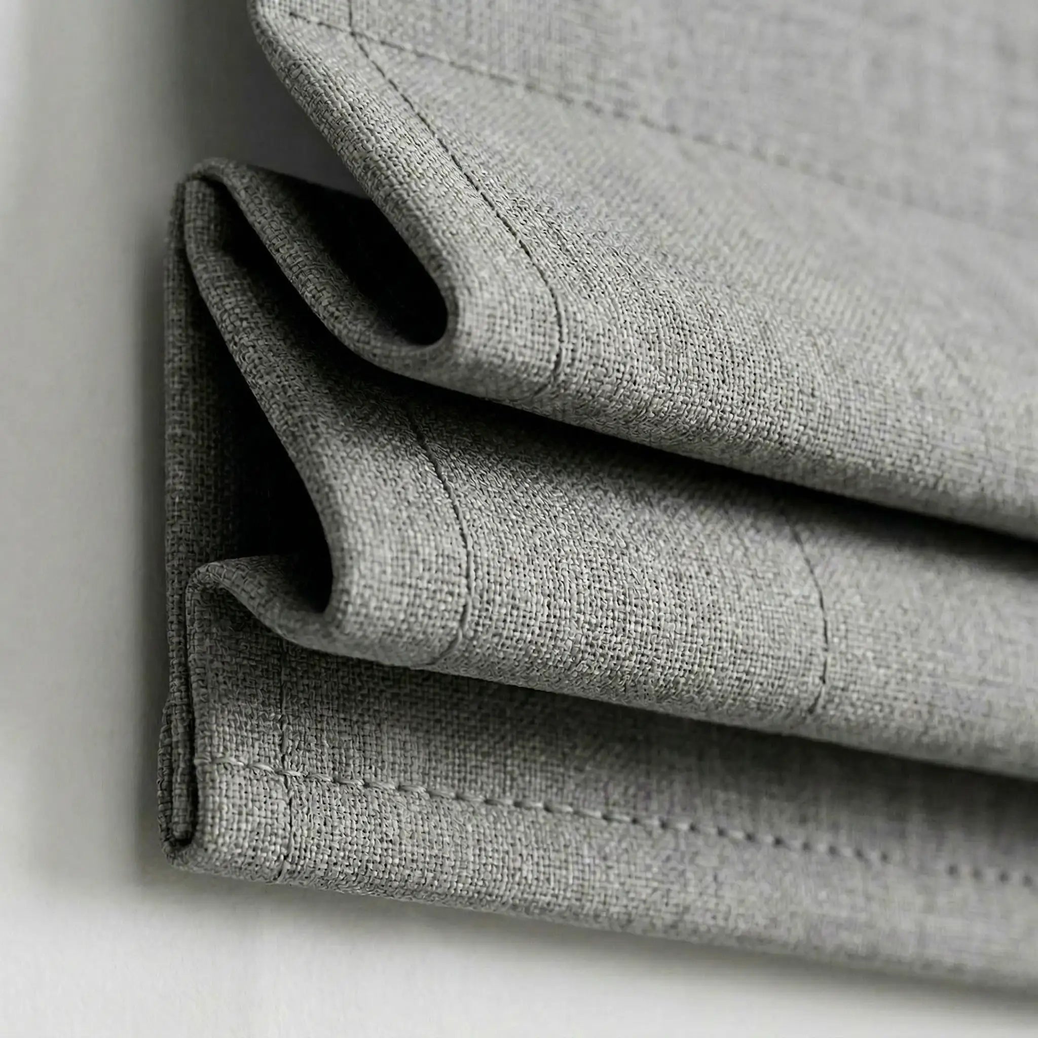 Custom Premium Linen 100% Blackout Roman Shades | USdrapery