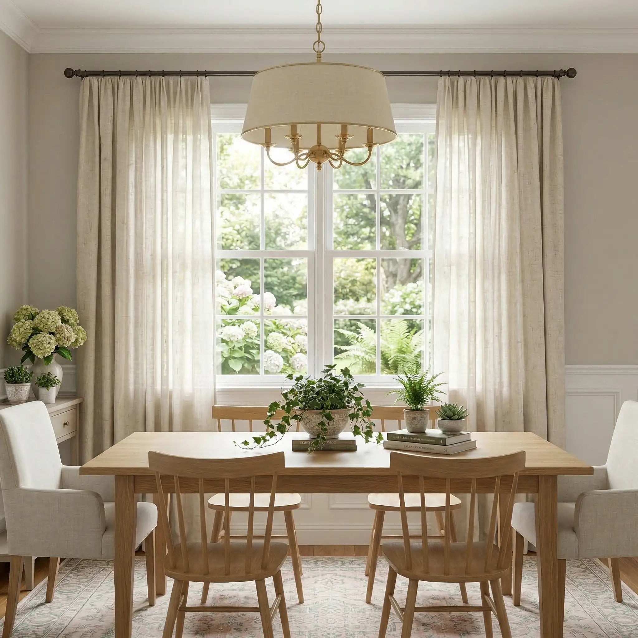 Custom Linen Light-Filtering Drapery Soft Light | USdrapery