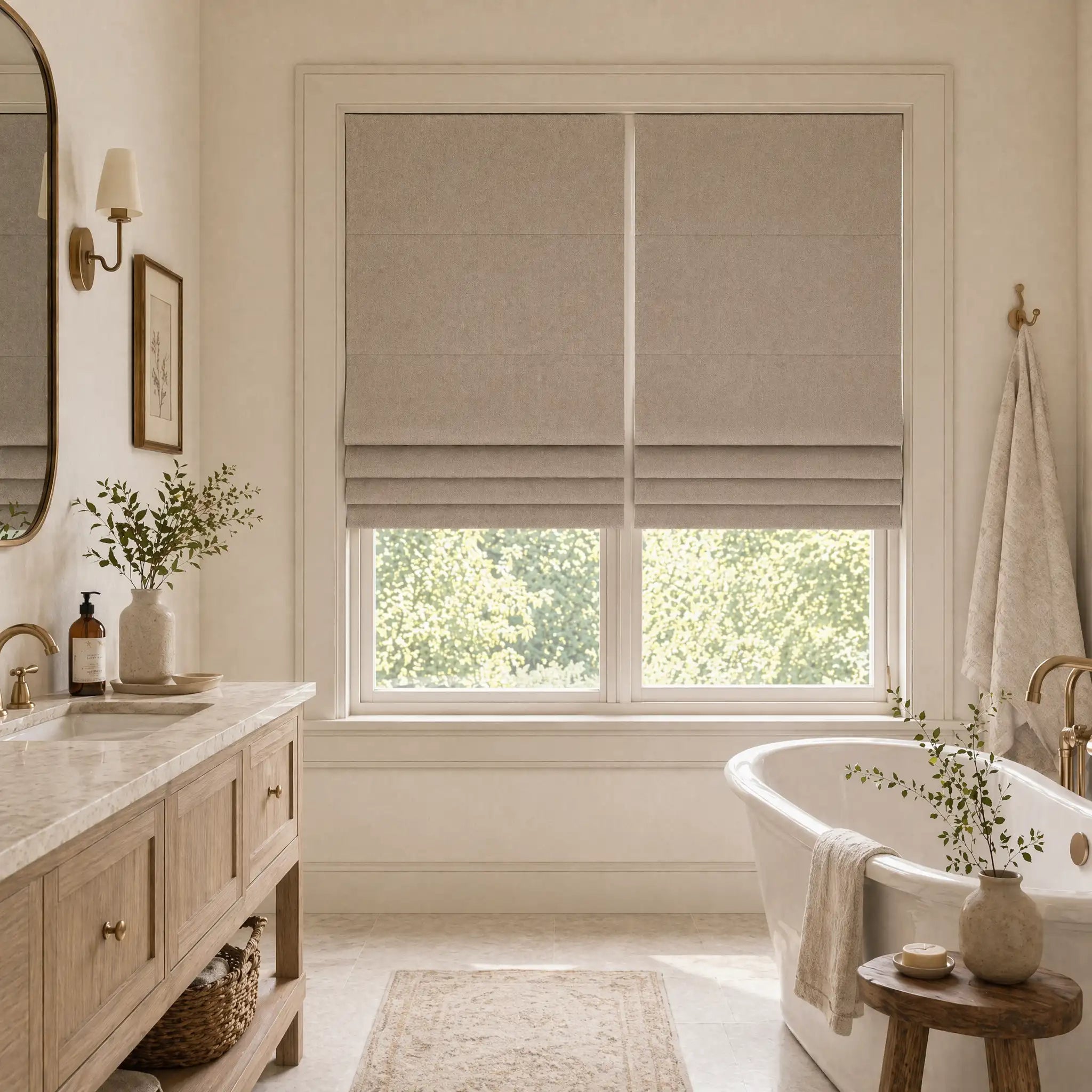Room Darkening Roman Shades | USdrapery