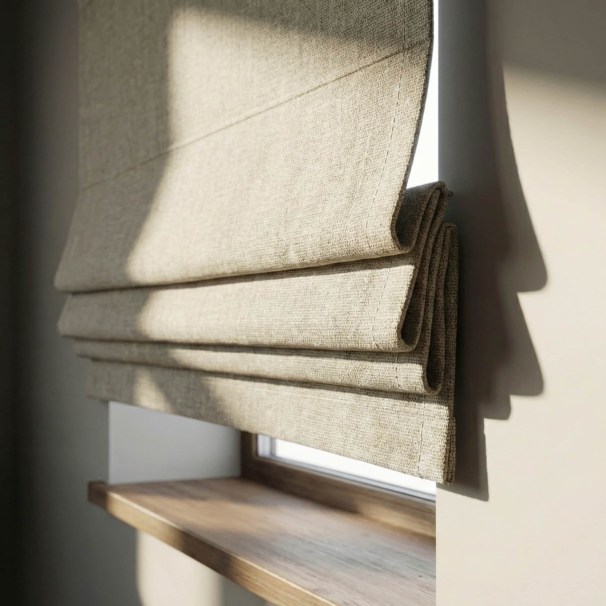 Custom Thermal Insulated Energy Saving Blackout Roman Blinds | USdrapery