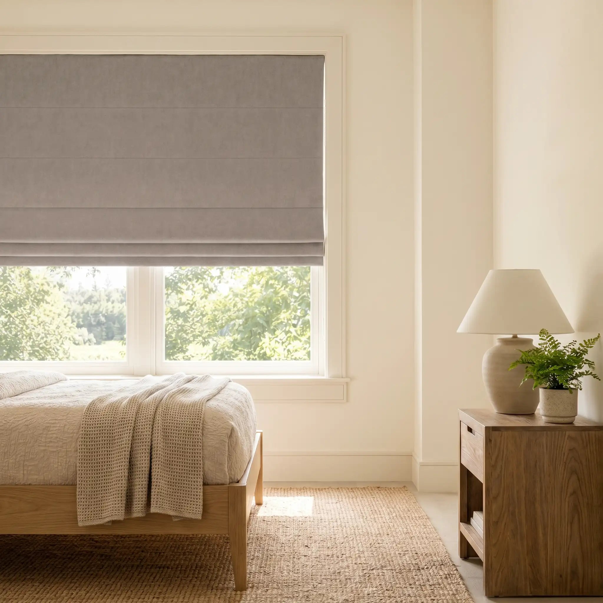 Room Darkening Roman Shades | USdrapery