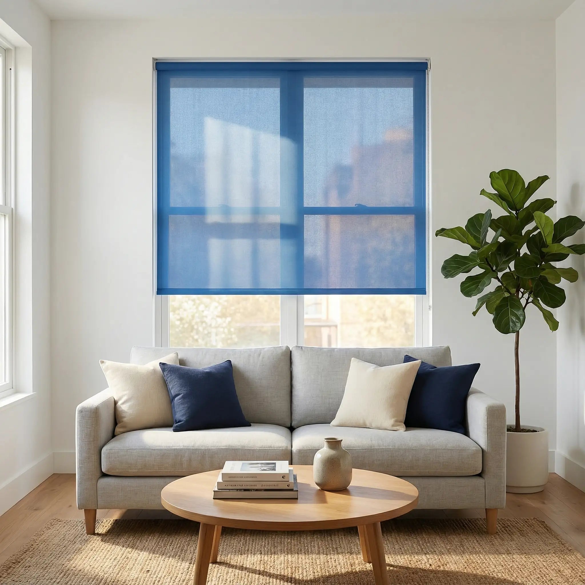 Custom 50% blackout Roller Shades Made to Measure | USdrapery