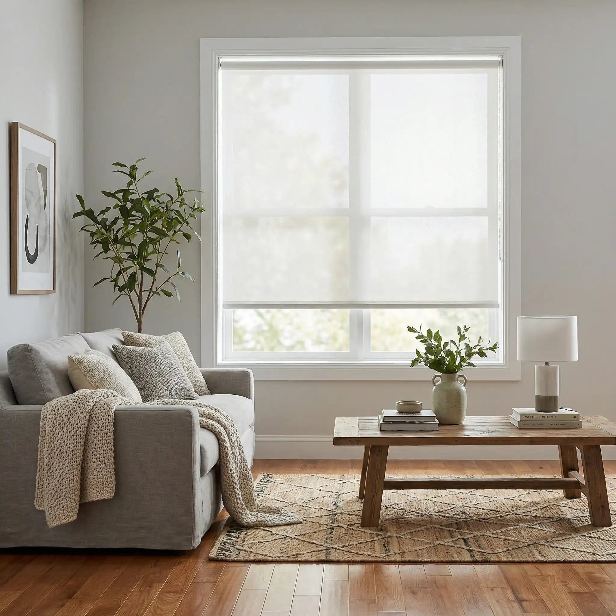 Custom See-Through Roller Blinds See Through, Not Through People | USdrapery