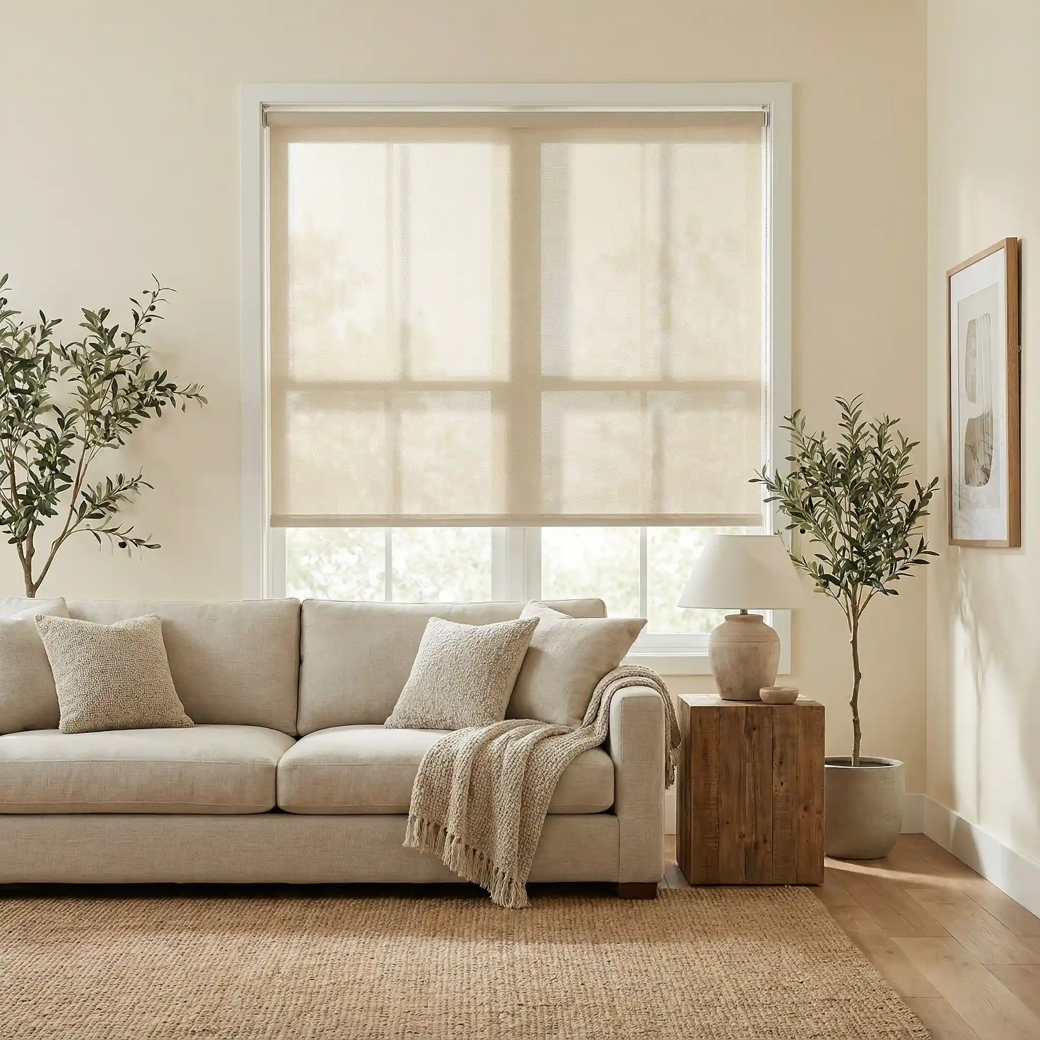 Custom See-Through Roller Blinds See Through, Not Through People | USdrapery