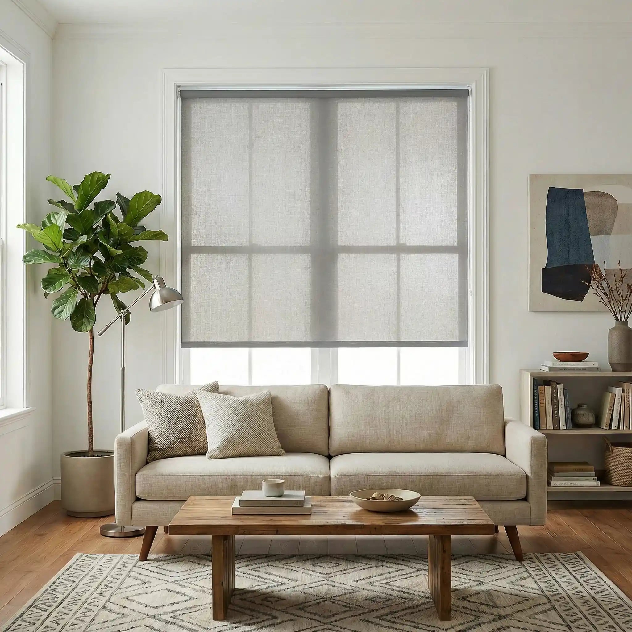 Custom 50% blackout Roller Shades Made to Measure | USdrapery