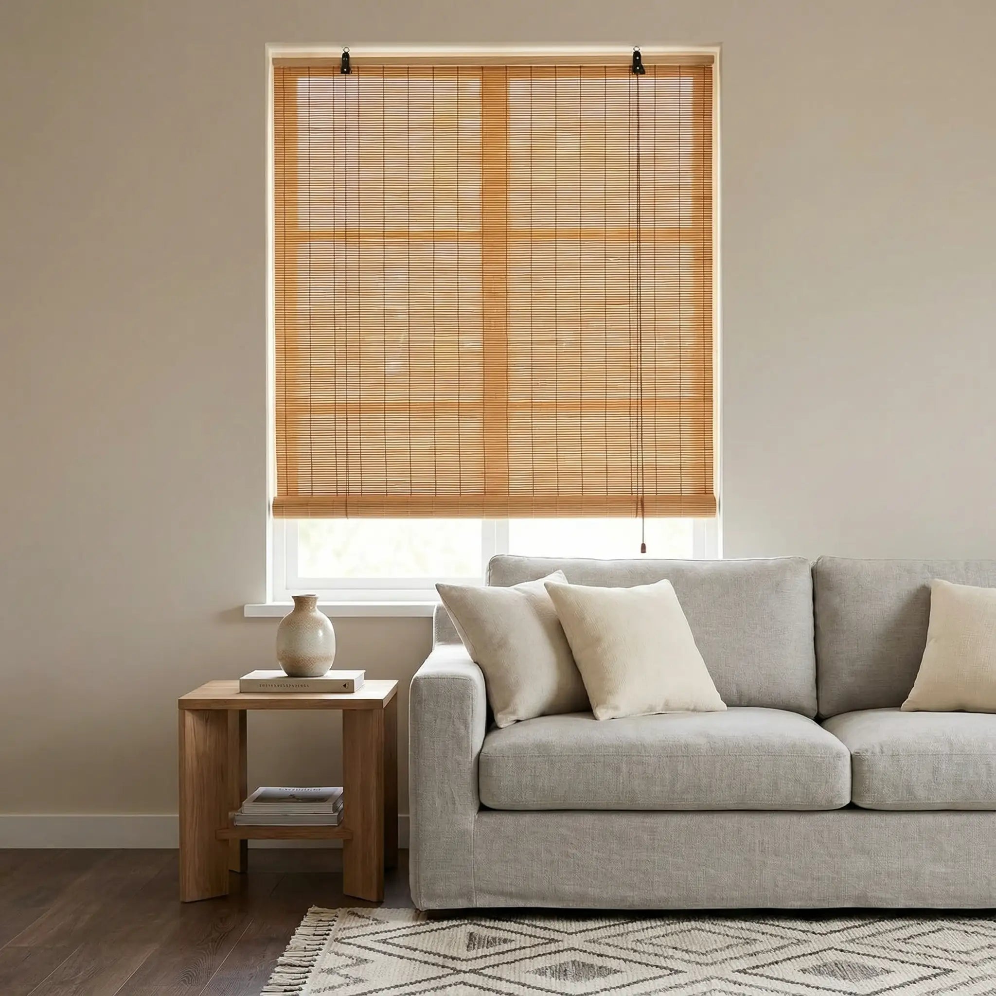 Custom Bamboo Window Shades – Eco-Friendly Woven Wood Blinds for Any Room | USdrapery