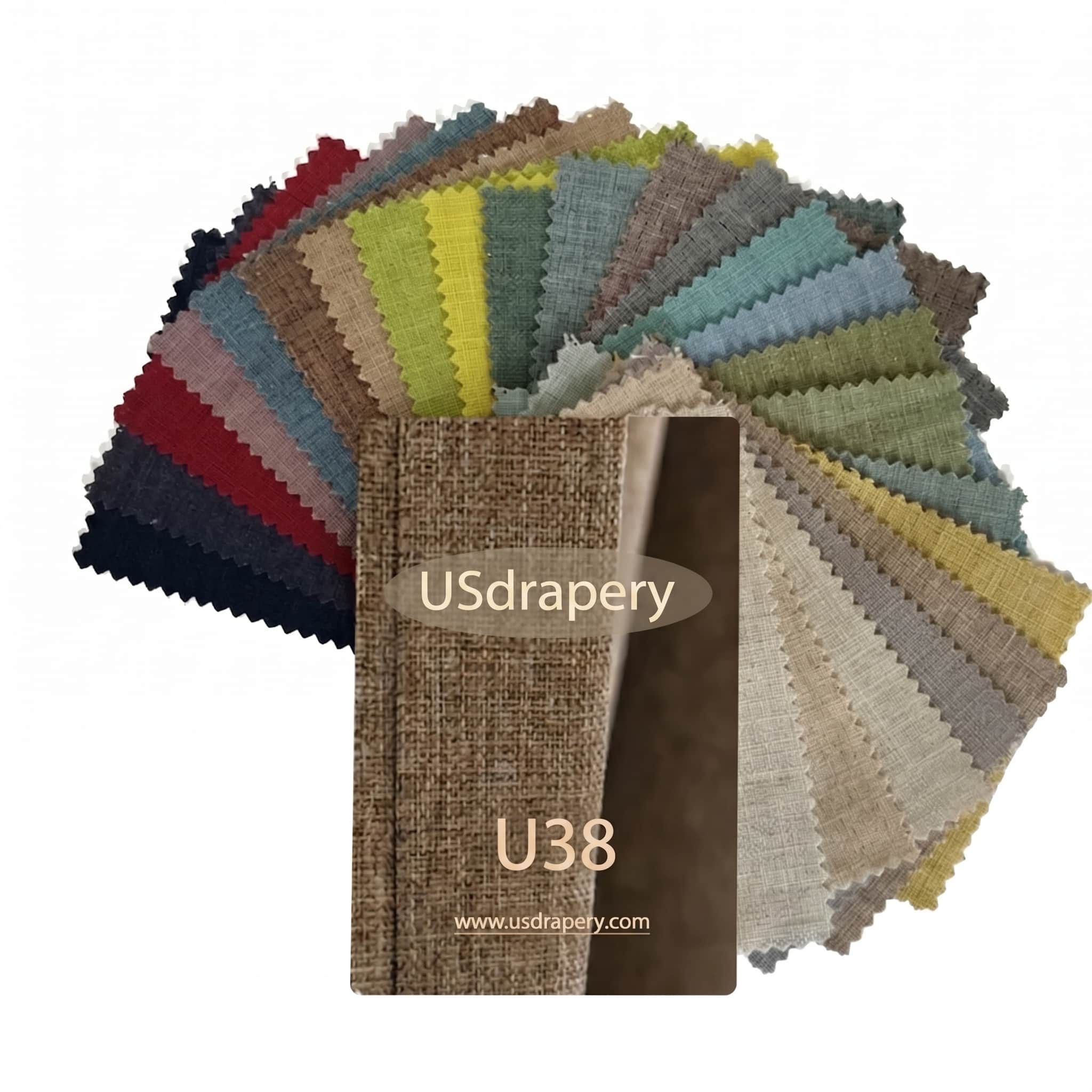 Fabric Swatch Sample - Linen Collection (U38)