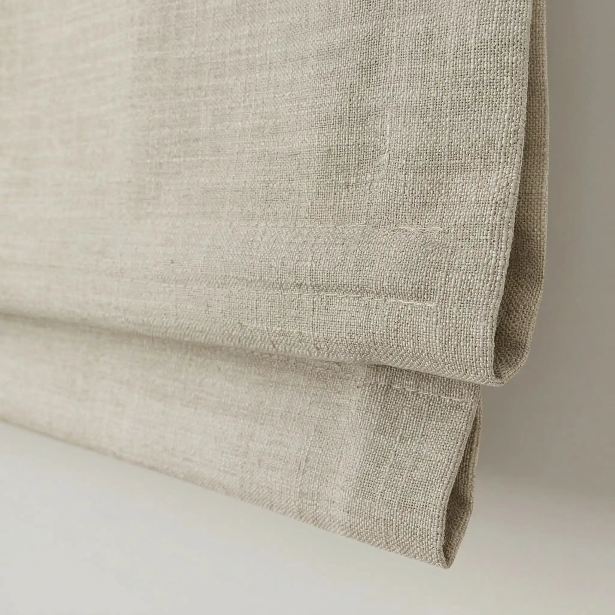 Custom Elegant Textured Light Filtering Roman Shades | USdrapery